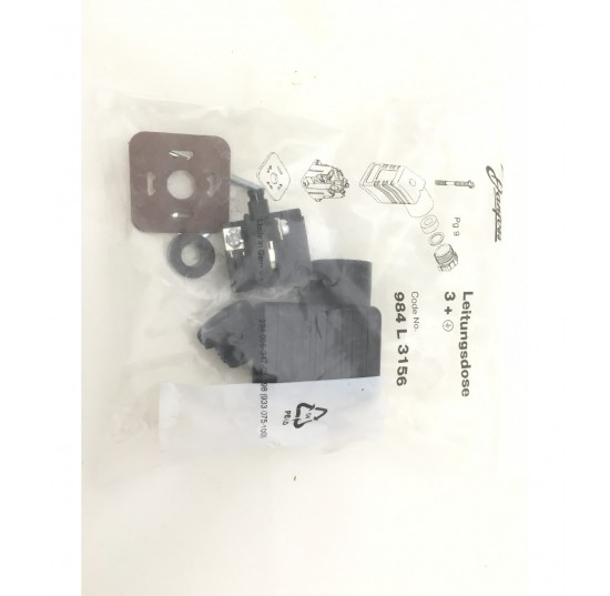 984L3156 - Din Plug, ON-OFF black