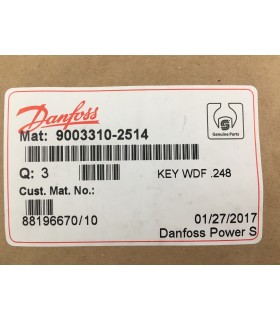 9003310-2514 - Woodruff Key 6.299x dia 22.225 mm