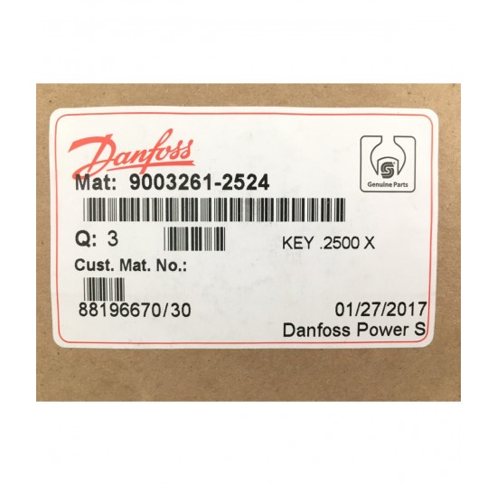 9003261-2524 - Parallel Key 6.35x6.35x38.1 mm
