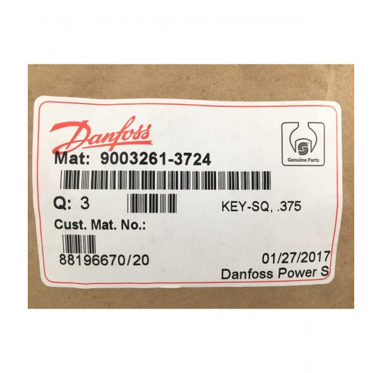 9003261-3724 - Parallel Key 9.525x9.525x38.1 mm