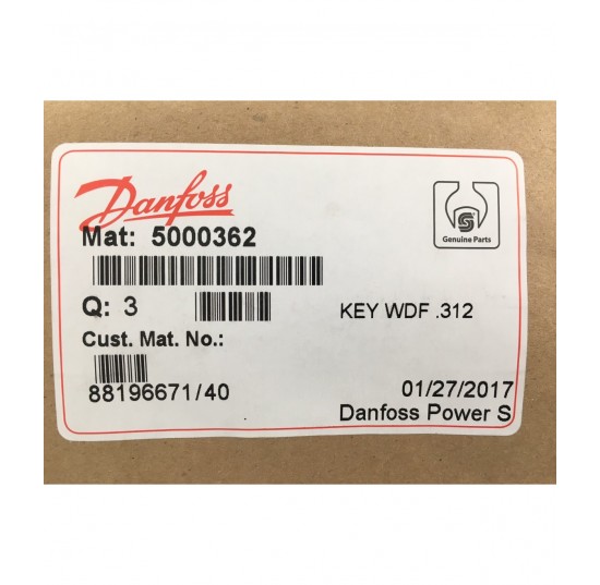 5000362 - Woodruff Key 7.887x dia 31.8 mm