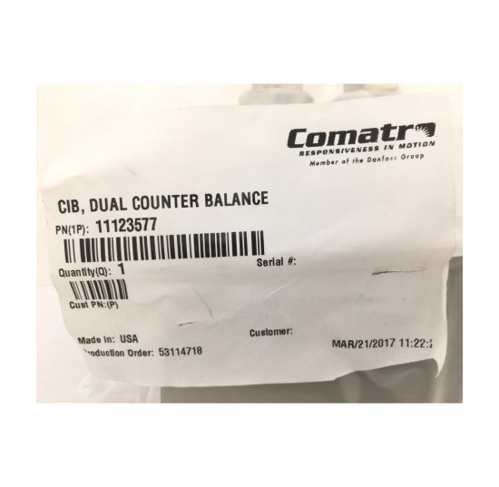 11123577 - Dual Counter Balance valve CP448-2