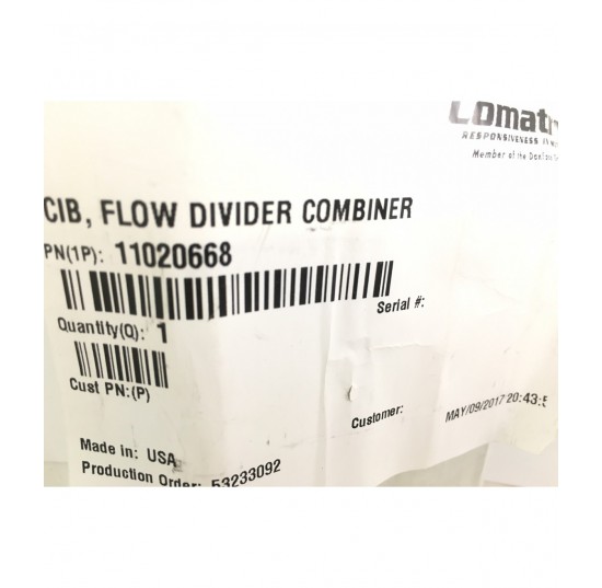 11020668- Flow Divider/combiner CP340-1