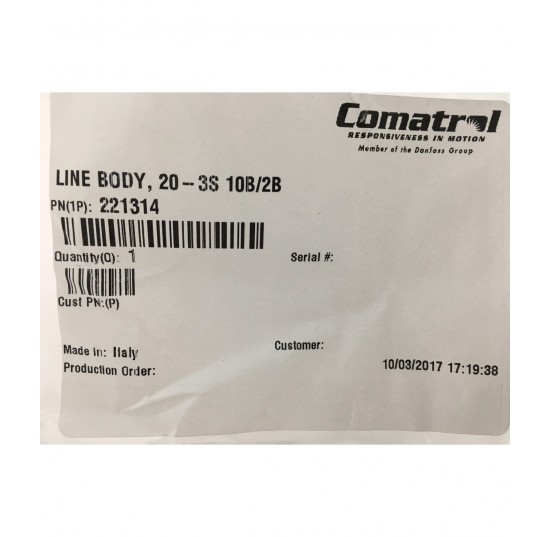 221314 -  Housing CP20-3S-10B/2B
