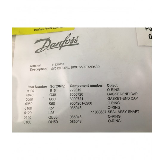 11134053 - Overhaul Seal Kit