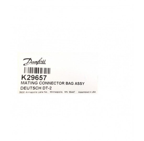 K29657 - MATING CONNECTOR BAG ASSY, DEUTSCH DT-2