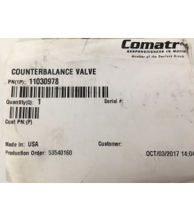 11030978 - Counterbalance valve DCB10