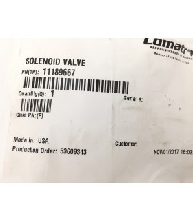 11189667 - Solenoid Valve HSVP10