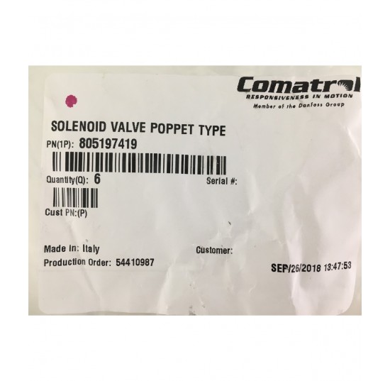 805197419 - Solenoid Valve EVK06