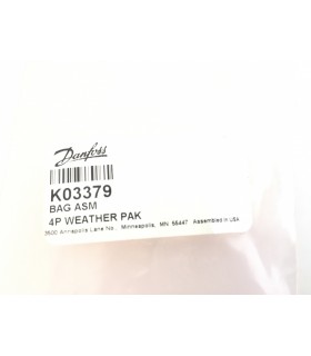 K03379 - 4-pin Weather Pak, with Cavity Plug