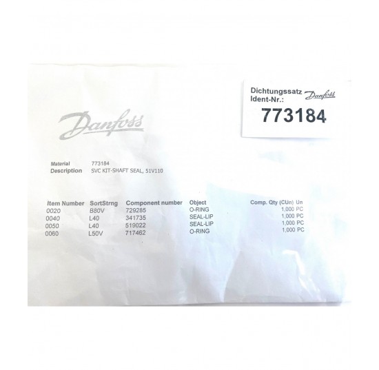 773184 - Shaft Seal for 51V110