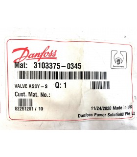 3103375-0345 - SCR valve, 345 bar