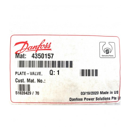 4350157 - Valve Plate