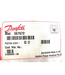 367672 -Piston assembly, welded