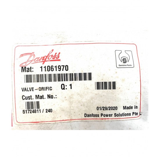 11061970 - Orificed check valve, .040”
