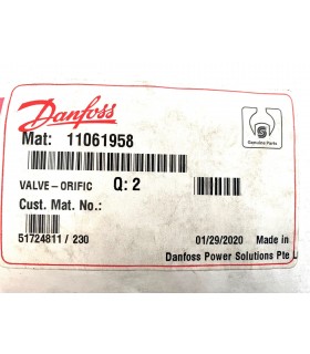 11061958 - Orificed check valve, .032”