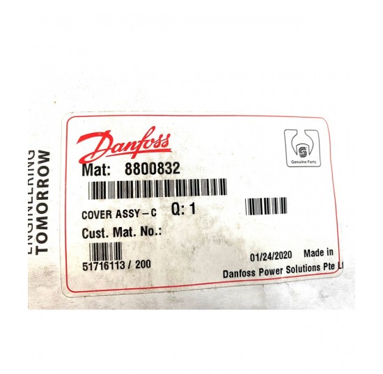 8800832 - Charge Pump Cover Assembly