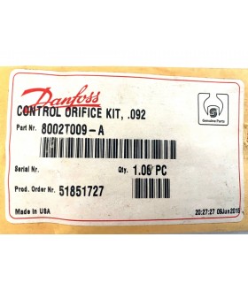 8002T009-A Control Orifice kit
