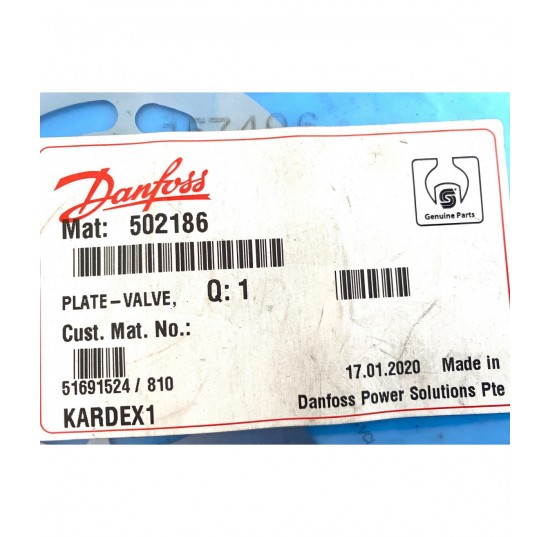 502186 - Valve plate