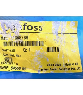 11066789 -Shaft Straight with Auxiliary drive