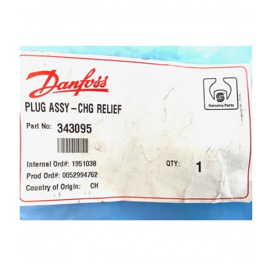 343095 - Charge Relief Plug Assembly