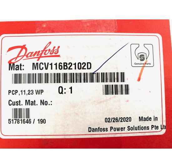 MCV116B2102D - Pressure Control Pilot (PCP)