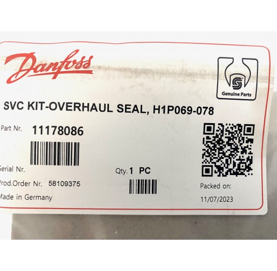 11178086 - Overhaul seal kit H1P069/078