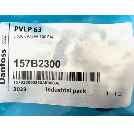 157B2300 - PVLP63 Shock & suction valve A/B