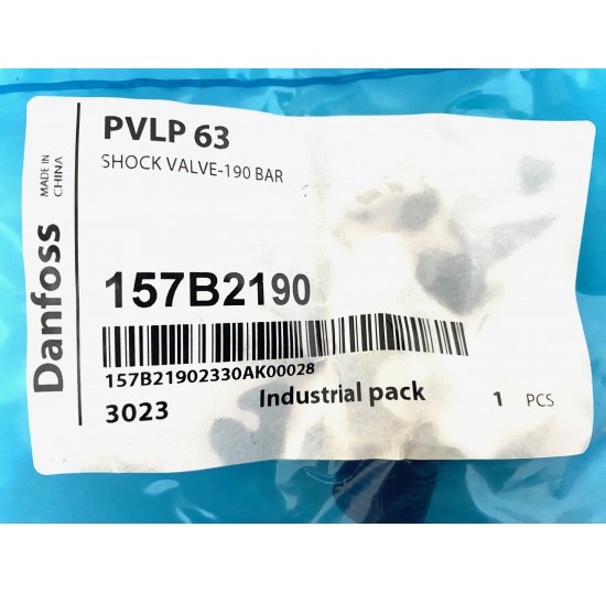 157B2190 - PVLP63 Shock & suction valve A/B