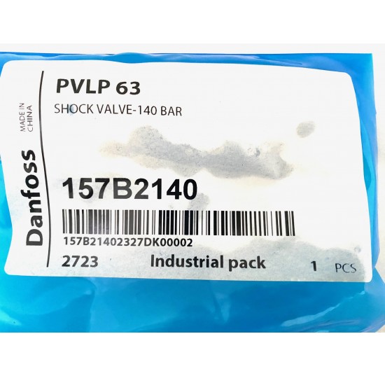 157B2140 - PVLP63 Shock & suction valve A/B
