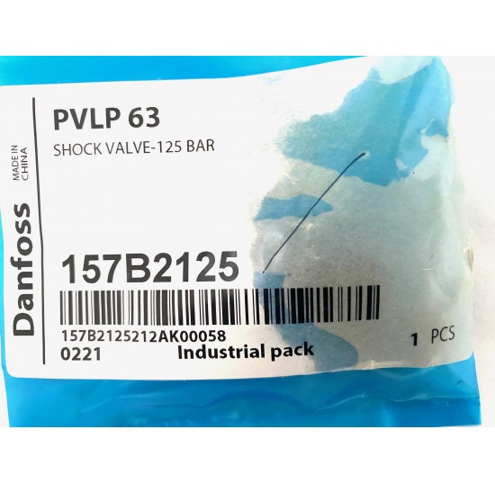 157B2125 - PVLP63 Shock & suction valve A/B