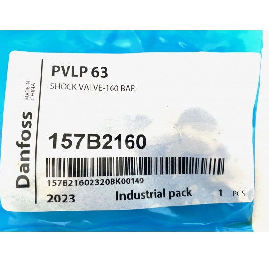 157B2160 - PVLP63 Shock & suction valve A/B