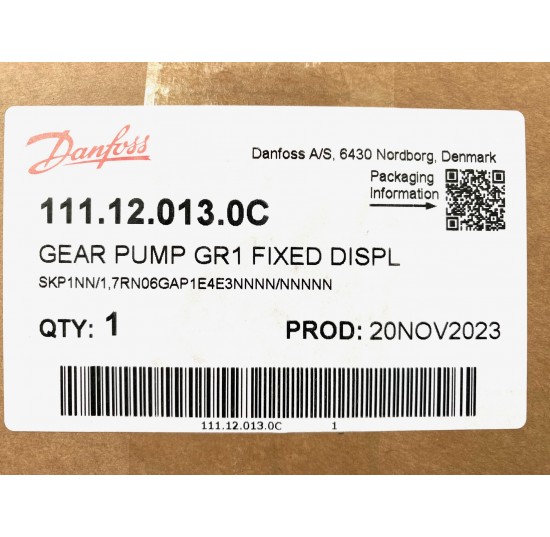 Gear Pump 111.12.013.0C - SKP1NN/1.7