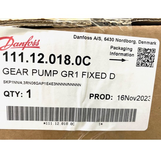 Gear Pump 111.12.018.0C - SKP1NN/4.3
