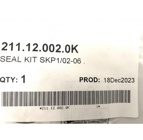 211.12.002.0K - Seal kit SKP1/ 02-06 gear motor