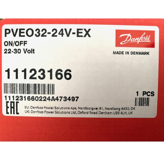 11123166 - PVEO32 electrical actuation (EX Version)