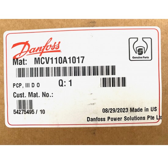 MCV110A1017 - Pressure Control Pilot (PCP), Type 3