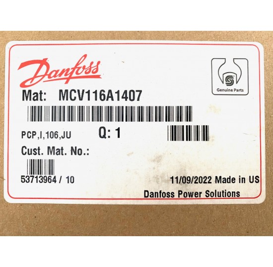 MCV116A1407 - Pressure Control Pilot (PCP), Type 1