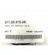 211.20.015.0K - Seal kit SNP2/ 01 02 04 06 Viton gear pump
