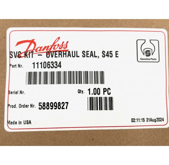 11106334 - Overhaul seal kit S45 E Frame