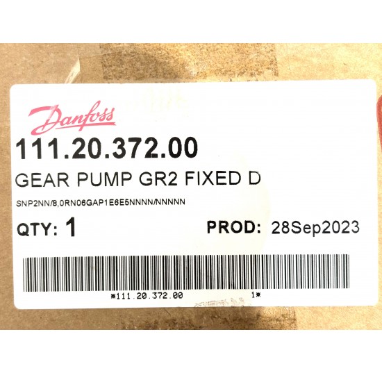 Gear Pump 111.20.372.00 - SNP2NN/8.0