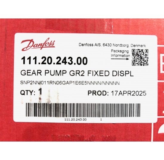 Gear Pump 111.20.243.00 - SNP2NN/11.0