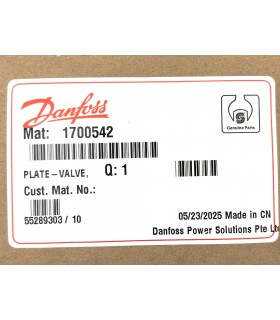 1700542 - Valve Plate, CW Series 45 K Frame