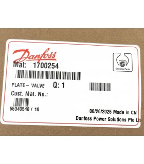 1700254 - Valve Plate, CW Series 45 L Frame