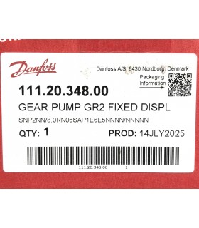Gear Pump 111.20.348.00 - SNP2NN/8.0
