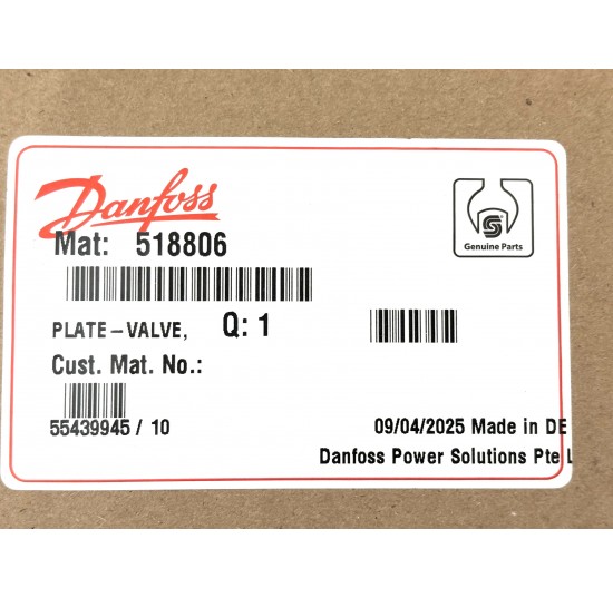 518806 - Valve plate