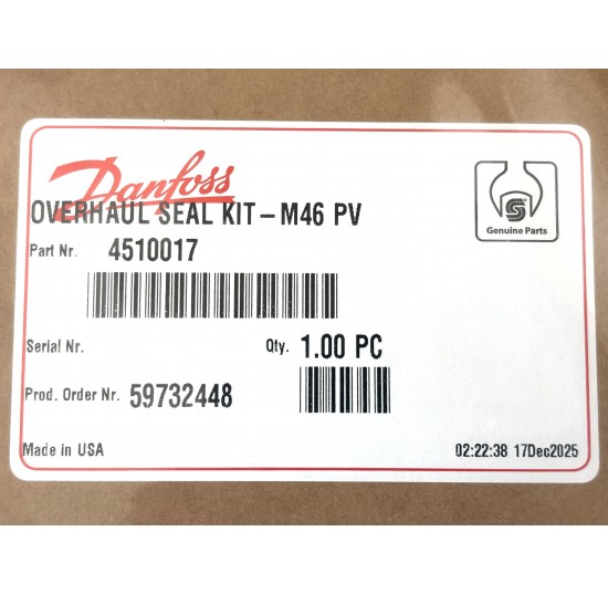 4510017 - Overhaul Seal Kit M46PV