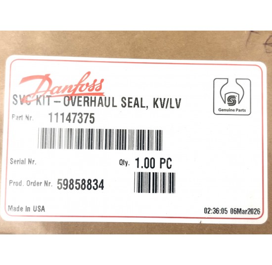 11147375 - Overhaul seal kit KV/LV Motor