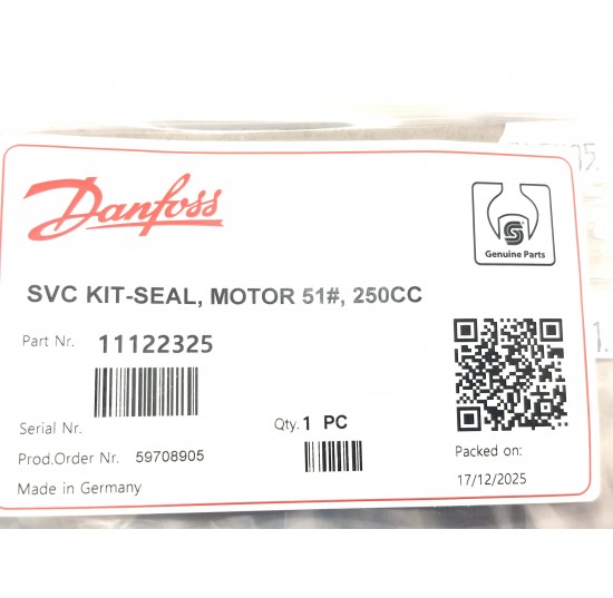 11122325 - Overhaul Seal Kit 51MV250