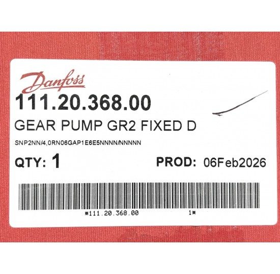 Gear Pump 111.20.368.00 - SNP2NN/4.0